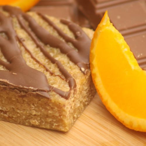 Chocolate orange flapjack